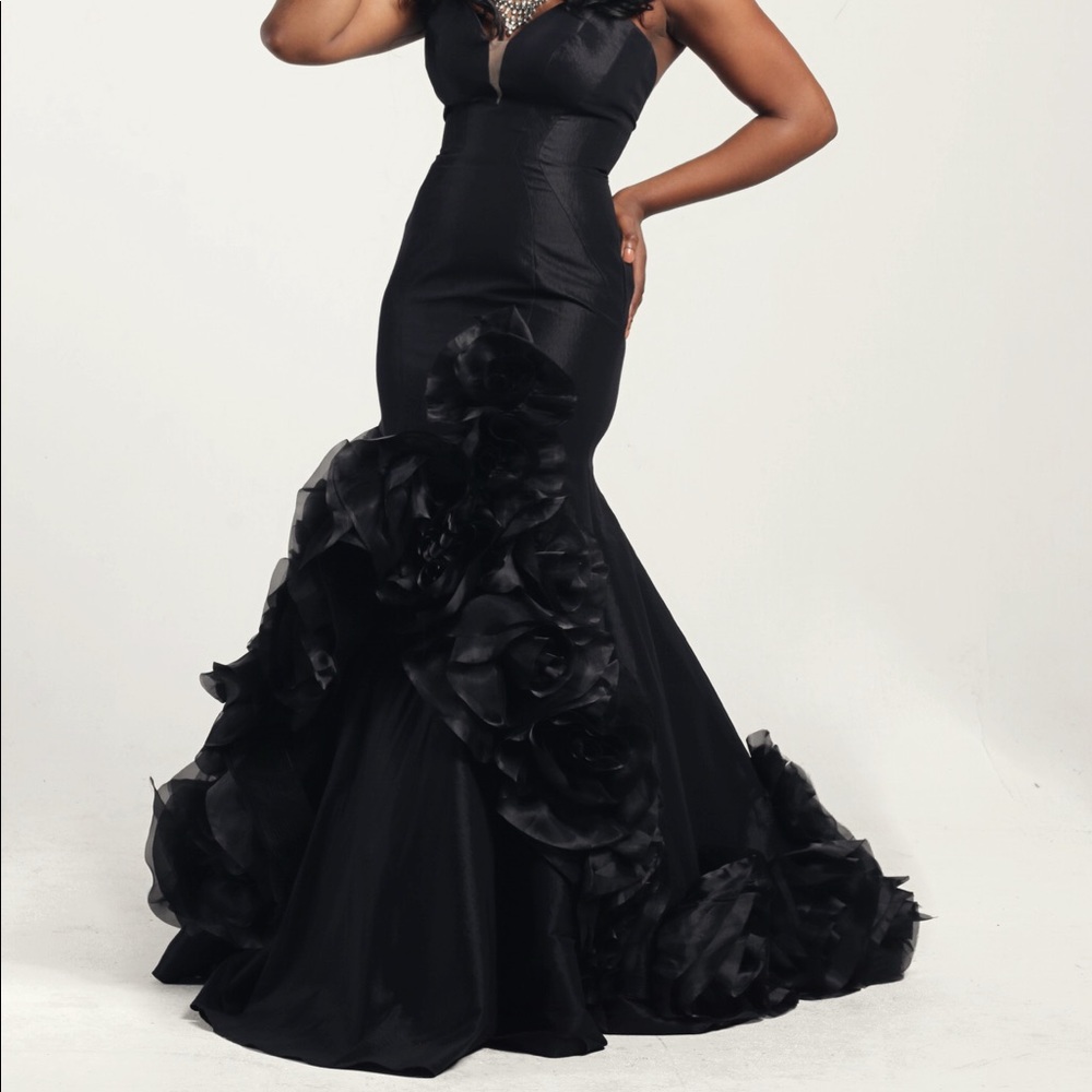 Black Mac Duggal Gown